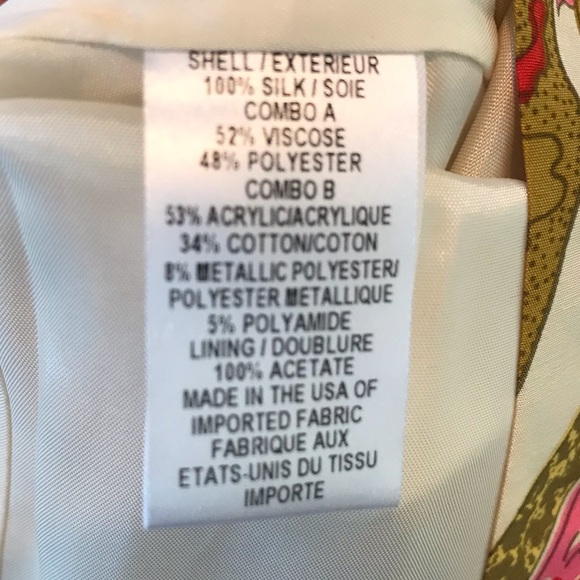 NWT Milly Silk and Brocade Hot Pink Paisley Dress - Picture 7 of 8